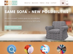 Soferia - beautiful covers for IKEA sofas